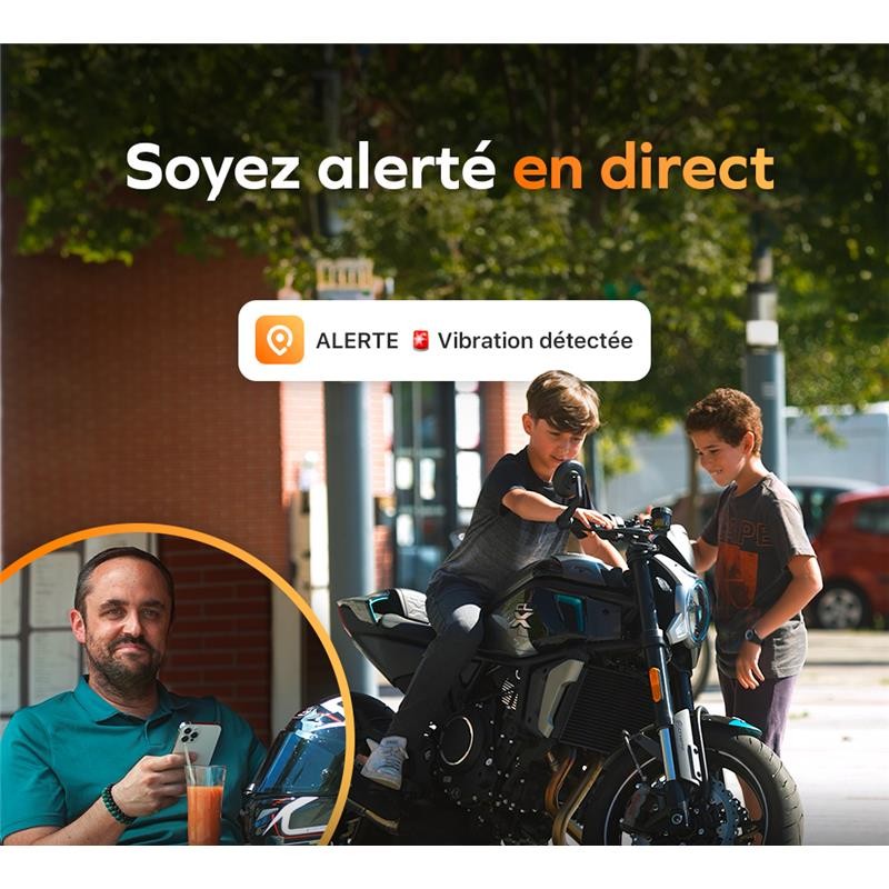 GeoRide 3s - Tracker GPS - Alarme connectée - Détection radar en sous-sol